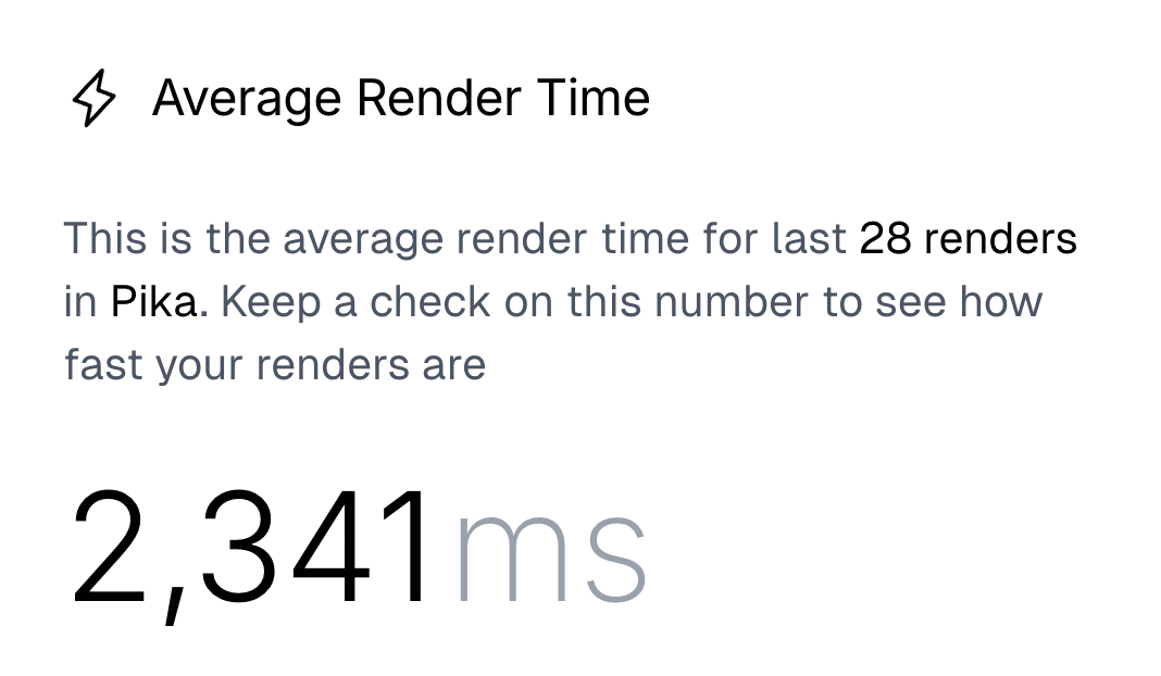 Superfast Rendering