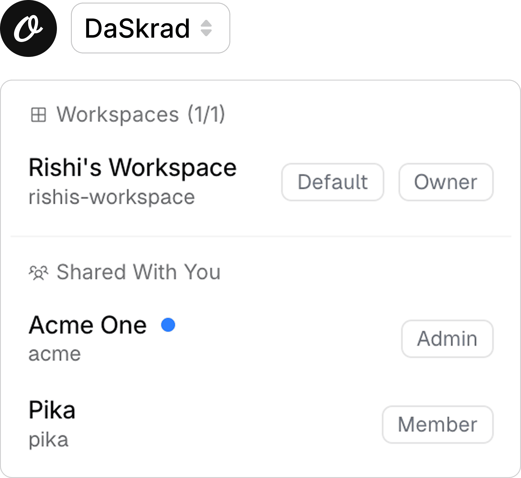 Organize with Workspaces